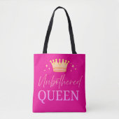 Unbothered Queen Tote Shopping Bag Tasche (Vorderseite)