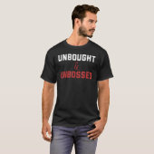 Unbought And Unbossed Black History Afro African P T-Shirt (Vorne ganz)