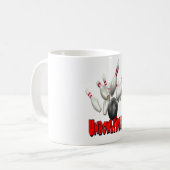 Unbowlievable Bowling Kaffeetasse (Vorderseite Links)