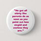 Unbrauchbare Eltern Button (Vorderseite)