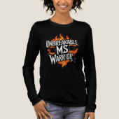 "Unbreakable: MS Warrior" Gothic T-Shirt Tri-Blend Shirt (Vorderseite)