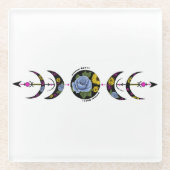 Unbreakable Nature's Cycle  Glasuntersetzer (Vorderseite)