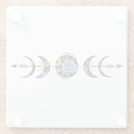 Unbreakable Nature's Cycle  Glasuntersetzer (Rückseite)