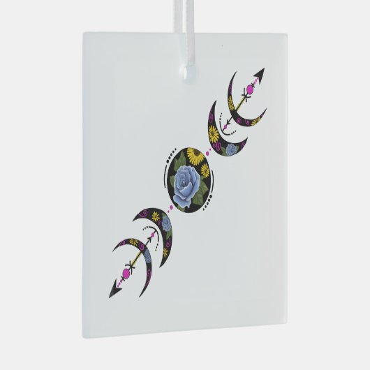 Unbreakable Nature's Cycle  Ornament Aus Glas (Vorderseite Rechts)