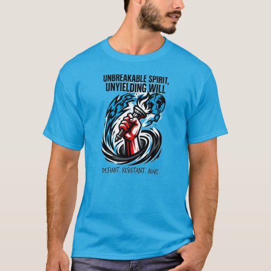 Unbreakable Spirit Break The Bonds Freedom Mindset T-Shirt (Vorderseite)