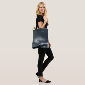 Unbroken - Dunkle stürmische Ozean-Ästhetik-Zitat Tasche (Am Model)