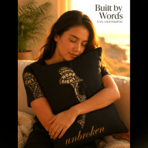 Unbroken Woman Typografie