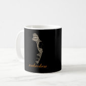 Unbroken Woman Typography Kaffeetasse (Vorderseite Links)