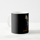 Unbroken Woman Typography Kaffeetasse (Vorderseite Links)