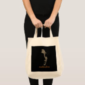 Unbroken Woman Typography Tragetasche (Vorderseite (Produkt))