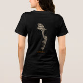 Unbroken Woman Typography Tri-Blend Shirt (Rückseite)