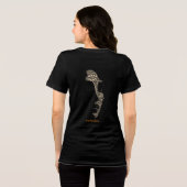 Unbroken Woman Typography Tri-Blend Shirt (Rückseite voll)