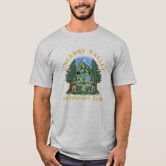 Uncanny Valley Adventure Club T-Shirt (Vorderseite)