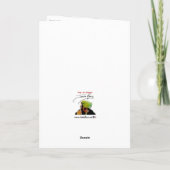 'Uncanny Valley' Malerei auf einem Dankeskarte (Rückseite)