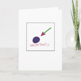 Uncertainty Greeting Card Karte