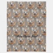 "Unchached Melody" Fleecedecke (Vorderseite)