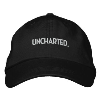 Uncharted Hat - Black Bestickte Baseballkappe