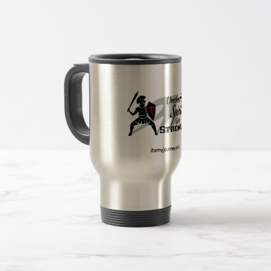 Unchecked Spirits Silver Mug Reisebecher (Vorderseite Links)