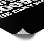 Uncircised Thats One Hoodie She Cant Steal Funny A Poster (Ecke)