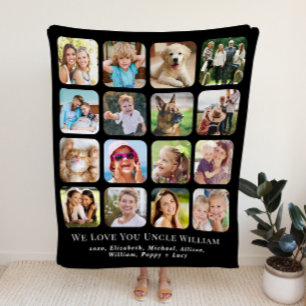 Uncle 16 Foto Collage Black Sherpadecke