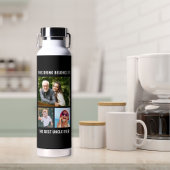 Uncle 3 Foto Collage Black Trinkflasche