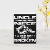 Uncle And Niece A Bond That Can't Be Broken Karte (Gelbe Blume)