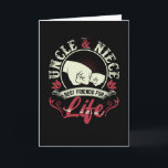 Uncle And Niece Best Friends For Life Funny Gift Karte<br><div class="desc">Onkel und Nichte besten Freunde für das Leben. Ein perfektes Geschenk für den Onkel oder die Nichte mit einem lustigen Sprichwort. Eine lustige Geschenkidee für Onkel und Nichte zum Geburtstag oder Weihnachten.</div>