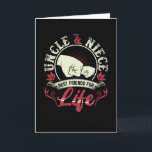 Uncle And Niece Best Friends For Life Funny Gift Karte<br><div class="desc">Onkel und Nichte besten Freunde für das Leben. Ein perfektes Geschenk für den Onkel oder die Nichte mit einem lustigen Sprichwort. Eine lustige Geschenkidee für Onkel und Nichte zum Geburtstag oder Weihnachten.</div>