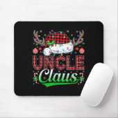 Uncle Claus Christmas Lights Matching Family Xmas  Mousepad (Mit Mouse)