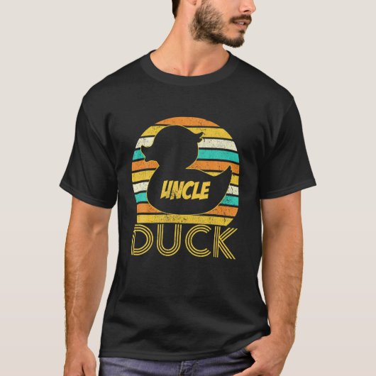 Uncle Duck Rubber Duck Matching Family Niedlich T-Shirt (Vorderseite)