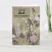 Uncle - Ein letztes Lebewohl - Digitales Gemälde Karte (Vorderseite)