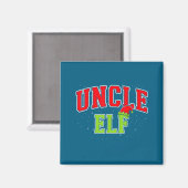 Uncle Elf Christmas Family Matching Group Xmas Unc Magnet (Vorderseite/Rückseite)
