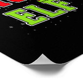 Uncle Elf Christmas Family Matching Group Xmas Unc Poster (Ecke)