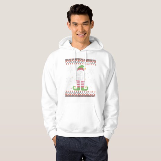 Uncle Elf Ugly Christmas Hoodie (Vorne ganz)