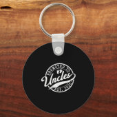 Uncle Est 2026 New Uncle Announcement Promoted To  Schlüsselanhänger (Vorderseite)