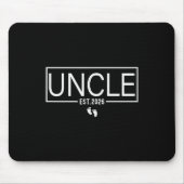 Uncle Est. 2026 New Uncle Promoted To Uncle Est. 2 Mousepad (Vorne)
