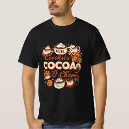 Uncle Fuel: Cookies, Cocoa & Chaos | Funny Holiday T-Shirt