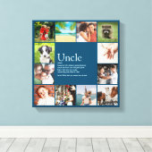 Uncle Funcle Definition 12 Foto Blue Fun Leinwanddruck (Insitu (Holzboden))