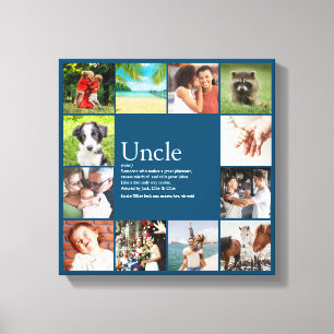 Uncle Funcle Definition 12 Foto Blue Fun Leinwanddruck