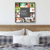 Uncle Funcle Definition 12 FotoCollage grau Leinwanddruck (Insitu (Schlafzimmer))