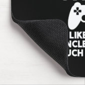 Uncle Gamer Funny Gaming Video Game Shirts Mousepad (Ecke)