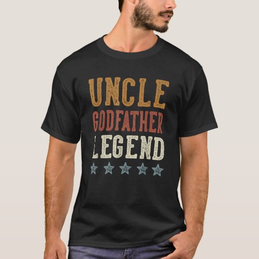 Uncle Godcase Legend Classic Retro Distressed Le T-Shirt (Vorderseite)