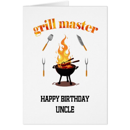 Uncle Grill Master Geburtstag (Vorne)