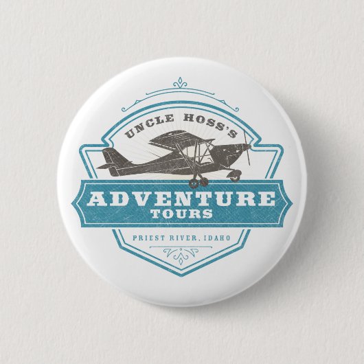 Uncle Hoss's Adventure Tours Button (Vorderseite)