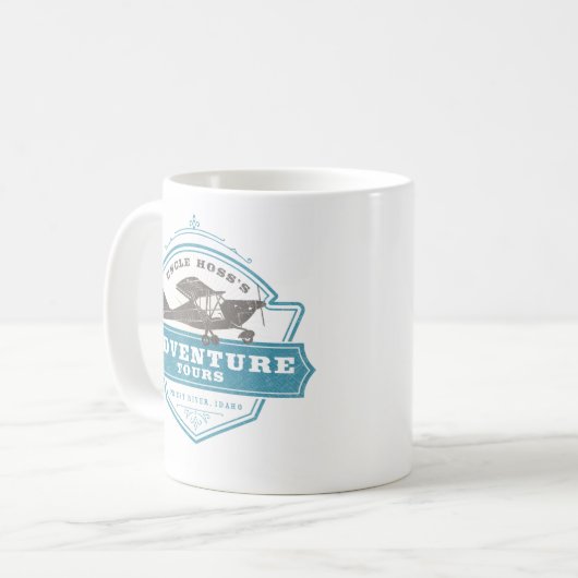 Uncle Hoss's Adventure Tours Kaffeetasse (Vorderseite Links)