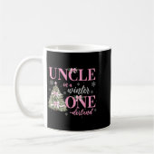 Uncle In A Winter Onederland Birthday Girl Christm Kaffeetasse (Links)