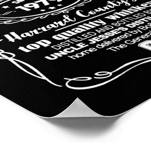 Uncle Jesse's Moonshine seit 1979 Poster (Ecke)