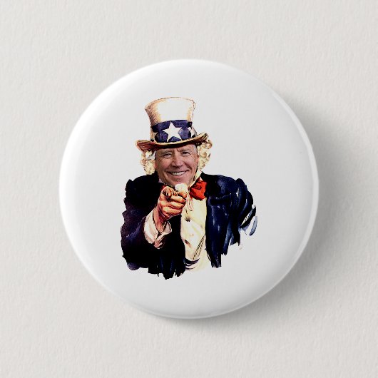 Uncle Joe als Uncle Sam Button (Vorderseite)