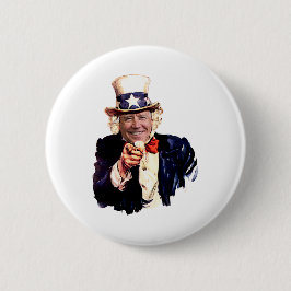 Uncle Joe als Uncle Sam Button
