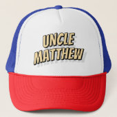 Uncle Modern Simple Cool Comic Truckerkappe (Vorderseite)